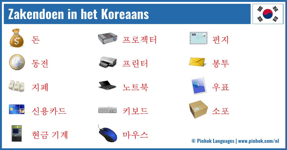 Zakendoen in het Koreaans