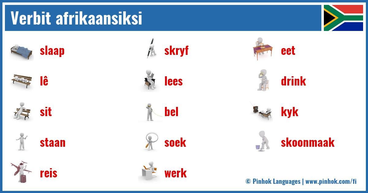 Verbit afrikaansiksi