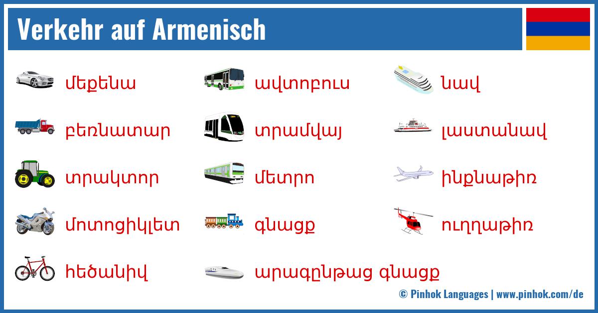 Verkehr auf Armenisch