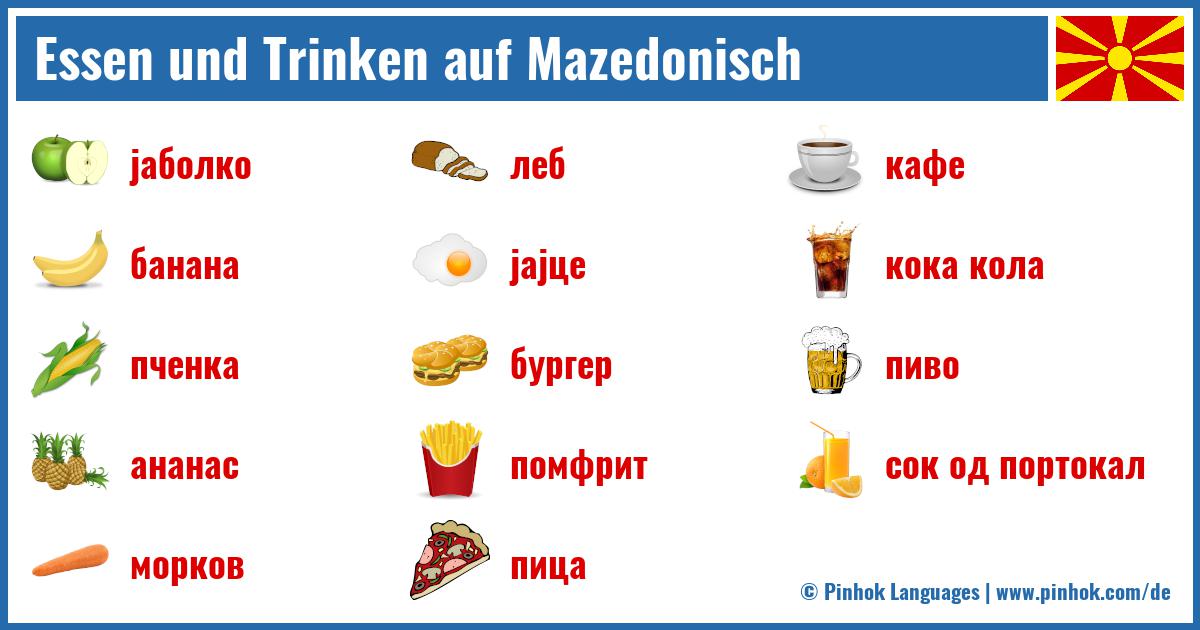 Essen und Trinken auf Mazedonisch