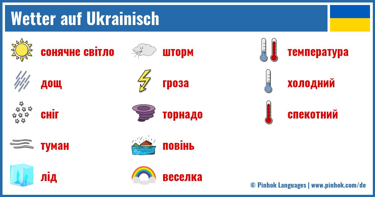 Wetter auf Ukrainisch