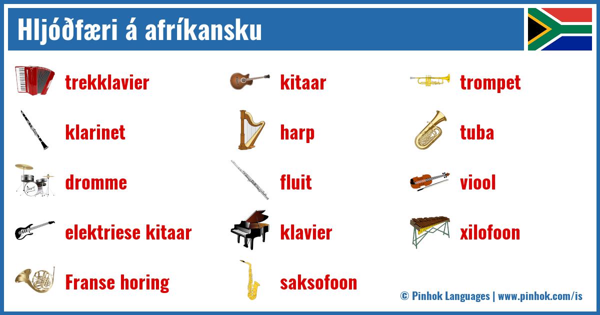 Hljóðfæri á afríkansku