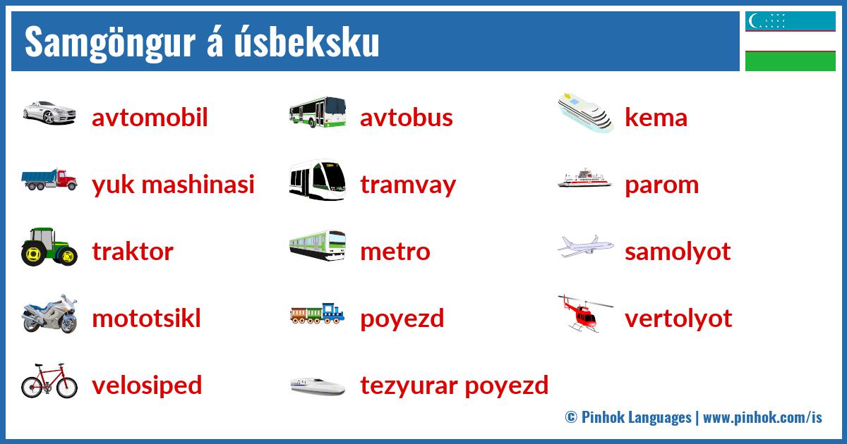 Samgöngur á úsbeksku