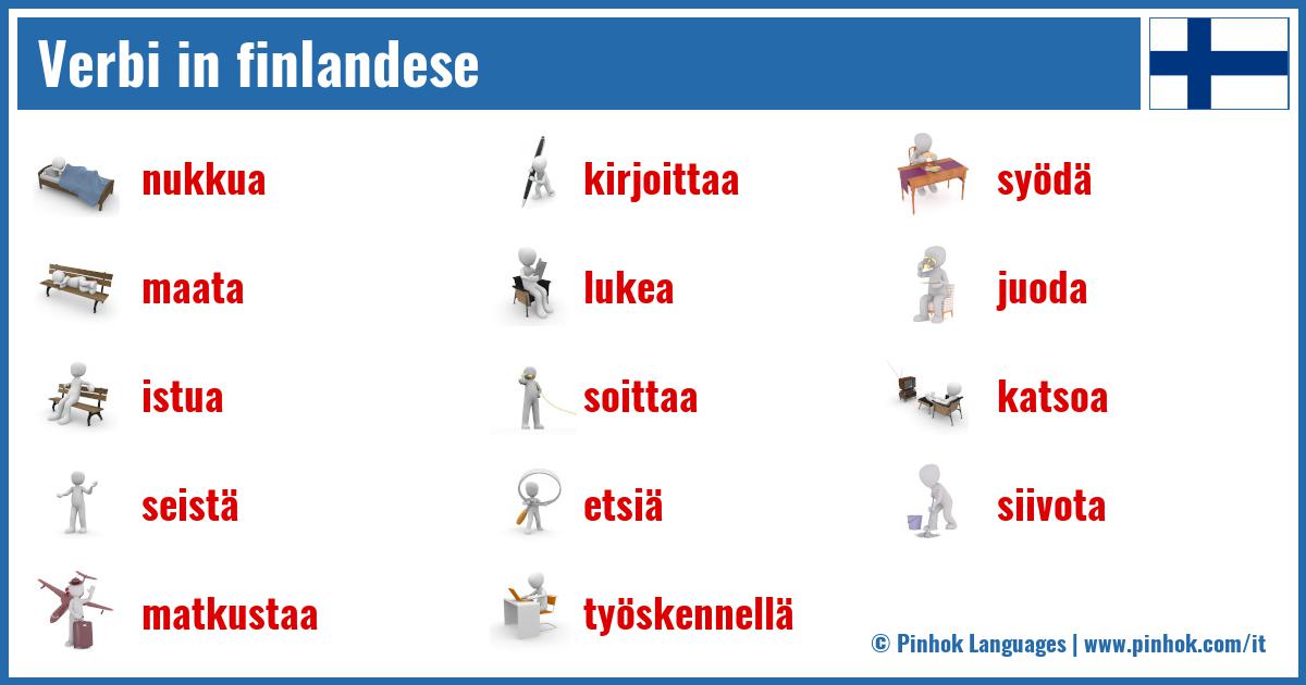 Verbi in finlandese