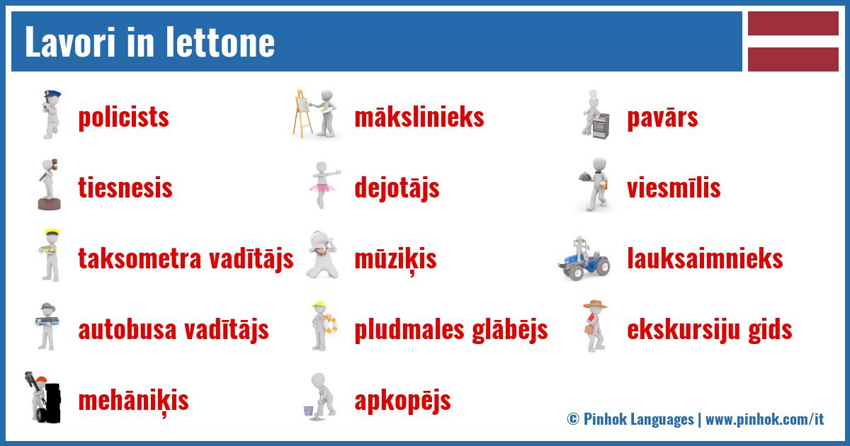 Lavori in lettone