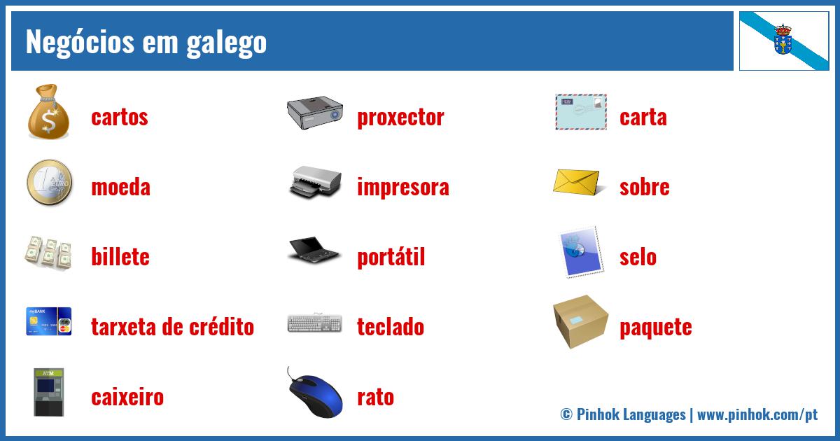 Negócios em galego