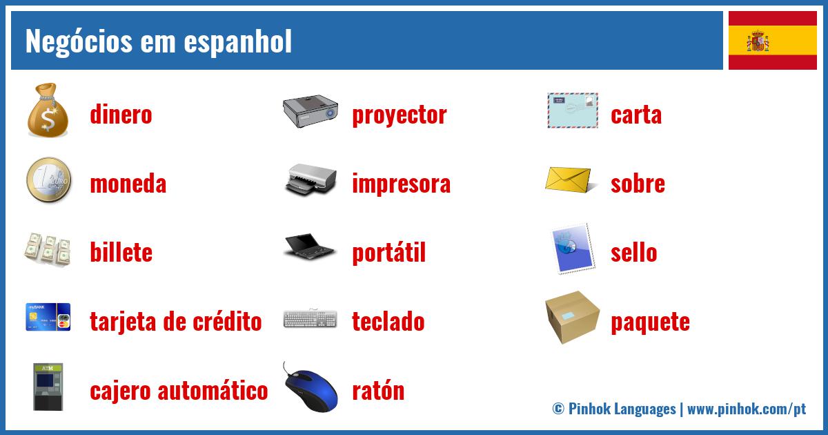 Negócios em espanhol