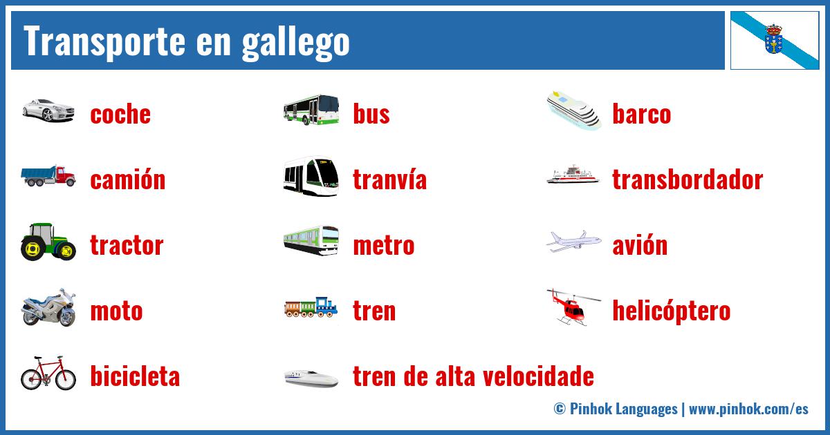 Transporte en gallego