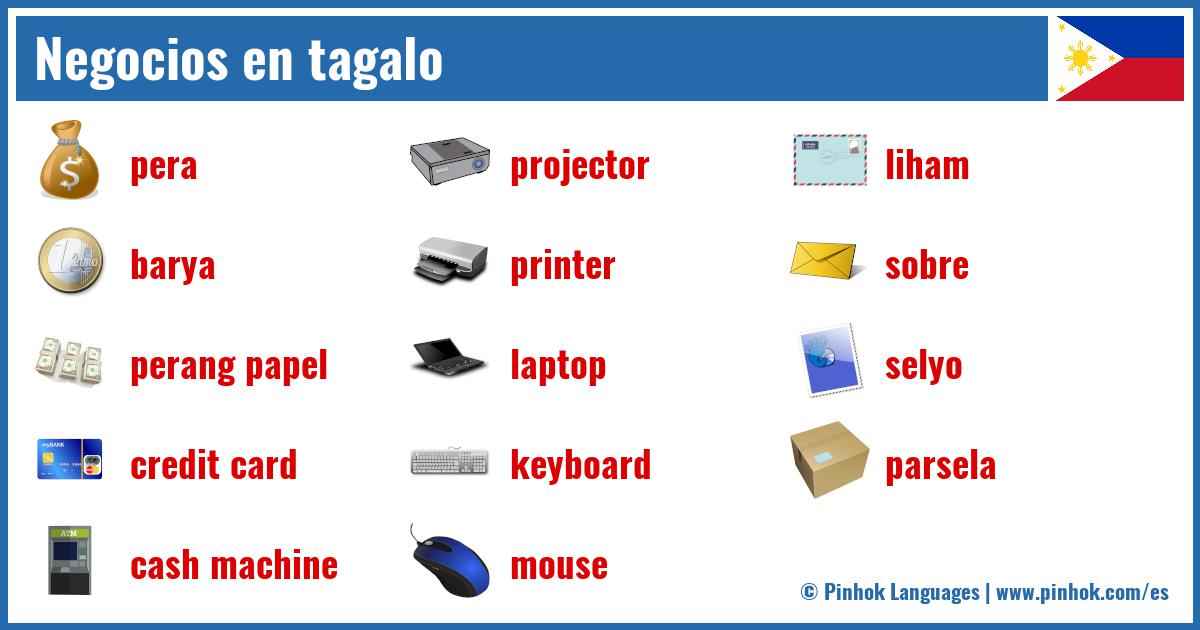 Negocios en tagalo