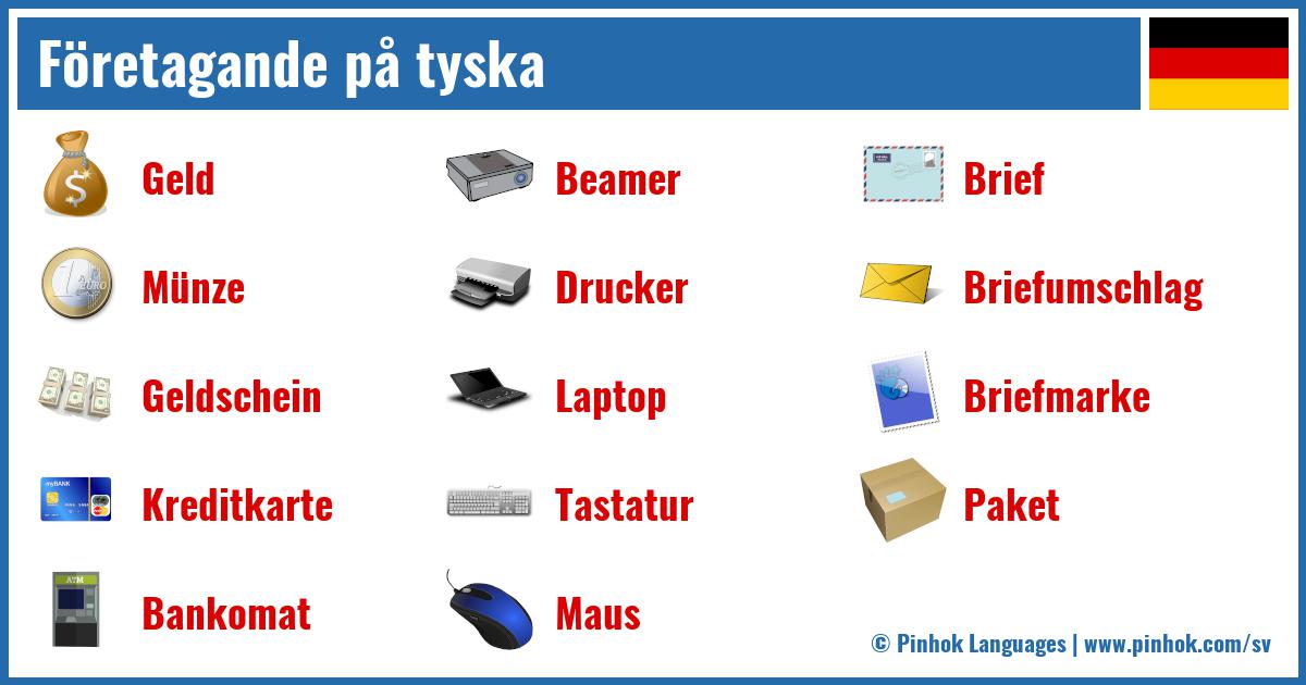 Företagande på tyska